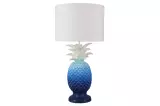 Stolní lampa PINEAPPLE 50 CM modrá/bílá