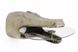 Nástěnný odkládací stolek WILDLIFE CROCODILE 60 CM stříbrná