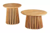 2SET konferenční stolek VALHALLA 70/50 CM masiv akácie