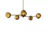 Stropní svítidlo LIQUID DIAMOND 97 CM zlatá