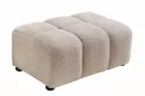 Taburet CLOUD 100 CM šampaňský greige colin bouclé
