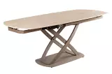 Jídelní stůl INCEPTION GREIGE 130-190 CM travertin rozkládací