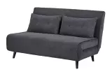 Rozkládací pohovka SMART MULTIFUNCTION 140 CM šedá manšestr