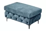 Taburet MODERN BAROCCO XL 90 CM petrolejový samet Taburet MODERN BAROCCO XL 90 CM petrolejový samet