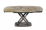 Jídelní stůl INCEPTION TAUPE 130-190 CM keramika rozkládací