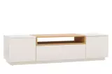 Televizní stolek LOFT 160 CM bílá/dub