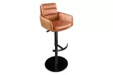 Barová židle BIG GEORGE III koňaková otočná Barová židle BIG GEORGE III koňaková otočná