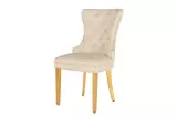 2SET zámecká židle CASTLE S RUKOJETÍ béžová samet
