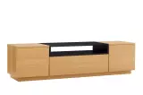 Televizní stolek LOFT 160 CM dub/černá
