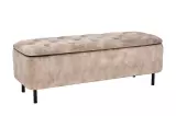 Pokojová lavice s ÚP EN VOQUE 120 CM béžová samet