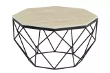 Konferenční stolek DIAMOND 70 CM béžová/černá