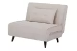 Rozkládací křeslo SMART MULTIFUNCTION 100 CM béžová manšestr