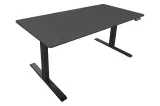 Výškově nastavitelný psací stůl BLACK DESK 140 CM