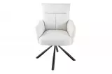 2SET židlo-křeslo BIG GEORGE II bílé otočné 2SET židlo-křeslo BIG GEORGE II bílé otočné
