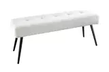 Lavice BOUTIQUE 100 CM bílá colin bouclé