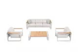 Zahradní 5 místná sedací souprava CAMBUSA WHITE