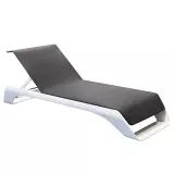 Zahradní lehátko ONDA WHITE GREY
