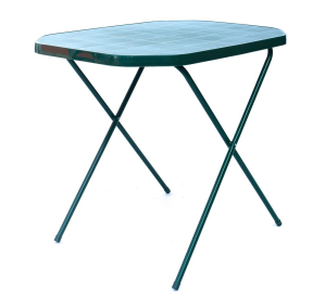 Stůl CAMPING 53x70 CM zelený