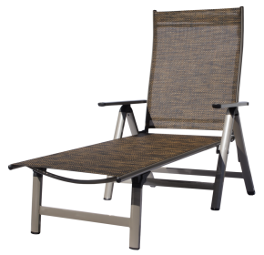 Lehátko hliníkové BAROLO cappuccino