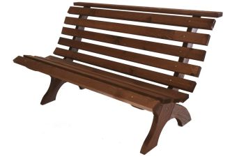 Dřevěná lavice mořená