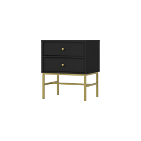 Noční stolek Tomila 801/3 černý grafit