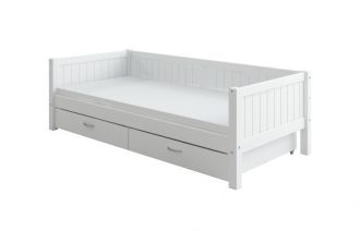 Postel s úložným prostorem Romantic 445 bílá