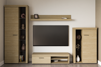 Obývací stěna Rizo dub olejovaný