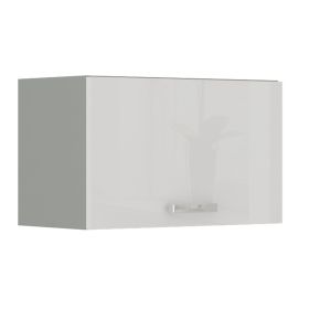 Kuchyňská skříňka Bolzano 60-GU-36-1F-bílý lesk/šedá