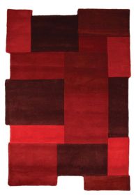 Kusový koberec Abstract Collage Red - 90x150 cm - 90x150 cm