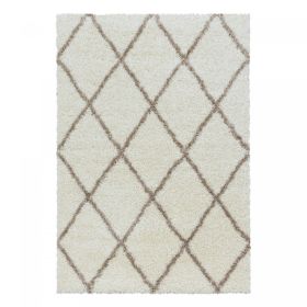 Kusový koberec Alvor Shaggy 3401 cream - 80x150 cm