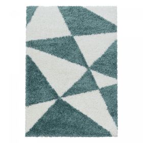 Kusový koberec Tango Shaggy 3101 blue - 280x370 cm - 280x370 cm