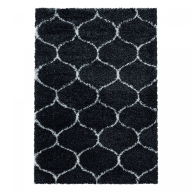 Kusový koberec Salsa Shaggy 3201 anthrazit - 280x370 cm - 280x370 cm