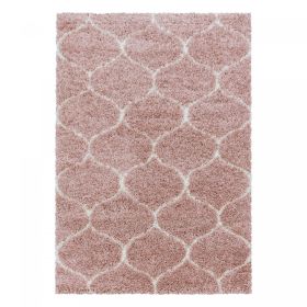 Kusový koberec Salsa Shaggy 3201 rose - 280x370 cm
