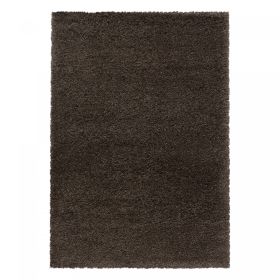 Kusový koberec Fluffy Shaggy 3500 brown - 80x250 cm