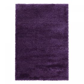 Kusový koberec Fluffy Shaggy 3500 lila - 280x370 cm - 280x370 cm
