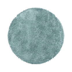 Kusový koberec Fluffy Shaggy 3500 blue kruh - 80x80 (průměr) kruh cm
