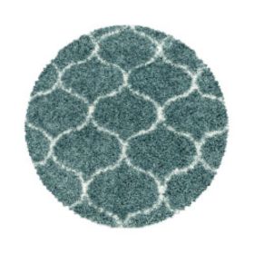 Kusový koberec Salsa Shaggy 3201 blue kruh - 200x200 (průměr) kruh cm - 200x200 (průměr) kruh cm