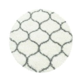 Kusový koberec Salsa Shaggy 3201 cream kruh - 120x120 (průměr) kruh cm