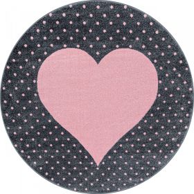 Dětský kusový koberec Bambi 830 pink kruh - 160x160 (průměr) kruh cm