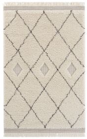 Kusový koberec New Handira 105184 Cream, Grey - 80x150 cm