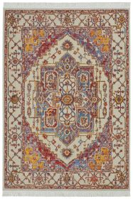 Kusový koberec Sarobi 105130 Cream, Multicolored - 120x170 cm
