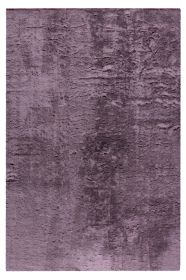 Plyšový koberec Flamenco 425 berry - 60x110 cm