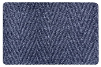Rohožka Clean & Go 105348 Dark blue Black – na ven i na doma - 45x67 cm