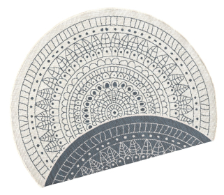 Kusový koberec Twin-Wendeteppiche 103143 creme grau kruh - 200x200 (průměr) kruh cm