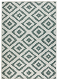 Kusový koberec Twin-Wendeteppiche 103131 grün creme - 120x170 cm