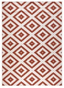 Kusový koberec Twin-Wendeteppiche 103130 terra creme - 120x170 cm