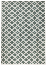 Kusový koberec Twin-Wendeteppiche 103125 grün creme - 160x230 cm