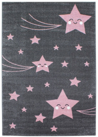 Dětský kusový koberec Kids 610 pink - 80x150 cm - 80x150 cm