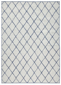 Kusový koberec Twin-Wendeteppiche 103119 blau creme – na ven i na doma - 160x230 cm - 160x230 cm