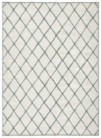 Kusový koberec Twin-Wendeteppiche 103117 grün creme - 120x170 cm